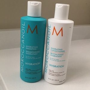 Moroccan Oil hydrating shampoo and conditioner